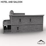 Tabletop Terrain Building Hotel and Saloon