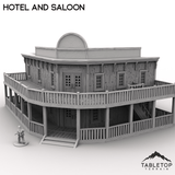 Tabletop Terrain Building Hotel and Saloon