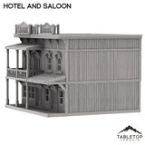 Tabletop Terrain Building Hotel and Saloon - Old Wild Western Rush