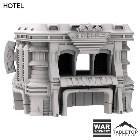 Tabletop Terrain Building Hotel - Futuristic City