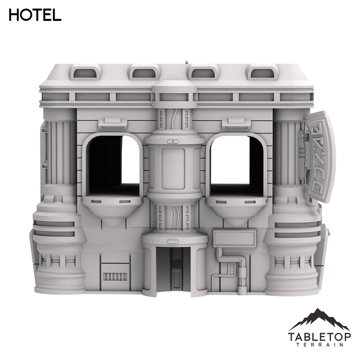 Tabletop Terrain Building Hotel - Futuristic City
