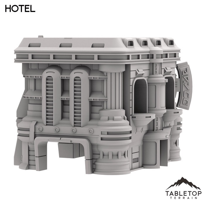 Tabletop Terrain Building Hotel - Futuristic City