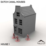 Tabletop Terrain Building House 1 / 32mm Dutch Canal Houses