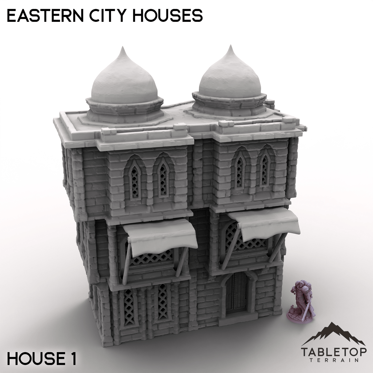 Tabletop Terrain Building House 1 / 32mm Eastern City Houses