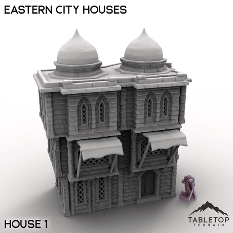 Tabletop Terrain Building House 1 / 32mm Eastern City Houses