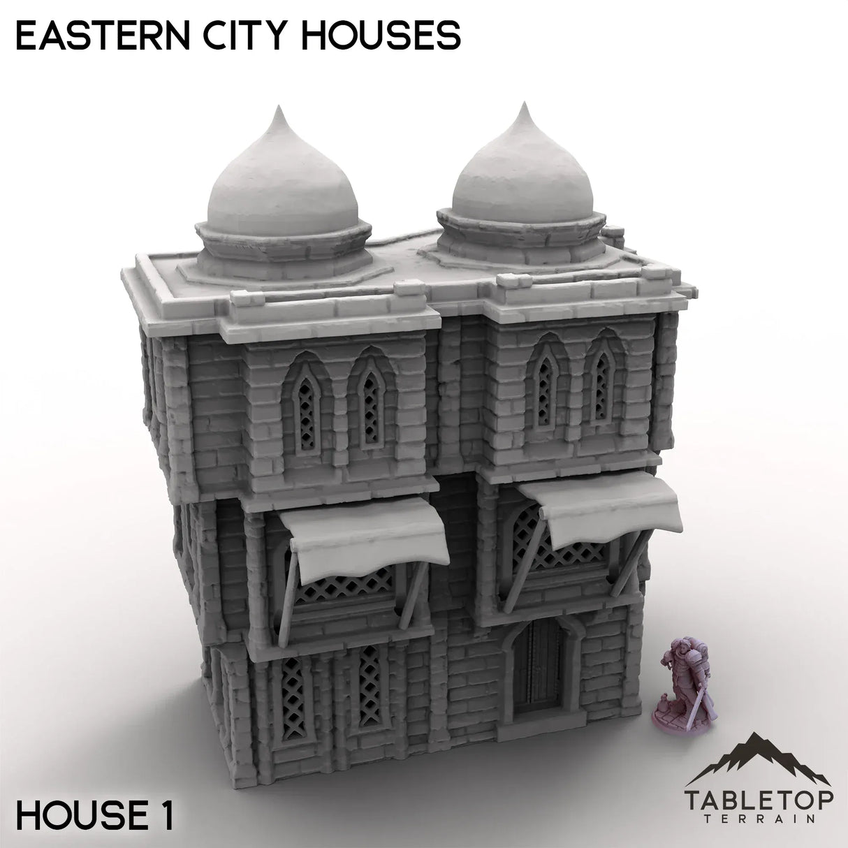Tabletop Terrain Building House 1 / 32mm Eastern City Houses