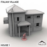 Tabletop Terrain Building House 1 / 32mm Italian Village