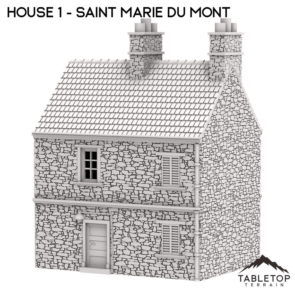 Tabletop Terrain Building House 1 - Saint Marie du Mont