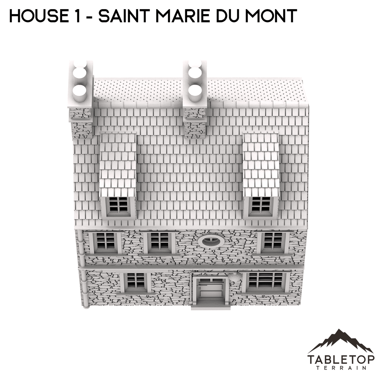 Tabletop Terrain Building House 1 - Saint Marie du Mont