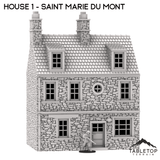 Tabletop Terrain Building House 1 - Saint Marie du Mont