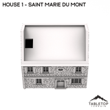 Tabletop Terrain Building House 1 - Saint Marie du Mont