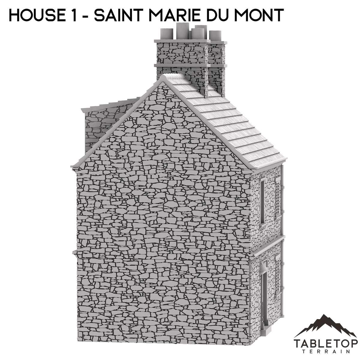 Tabletop Terrain Building House 1 - Saint Marie du Mont