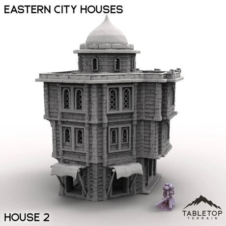 Tabletop Terrain Building House 2 / 32mm Eastern City Houses