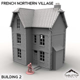 Tabletop Terrain Building House 2 / 32mm French Northern Village