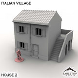 Tabletop Terrain Building House 2 / 32mm Italian Village