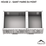 Tabletop Terrain Building House 2 - Saint Marie du Mont