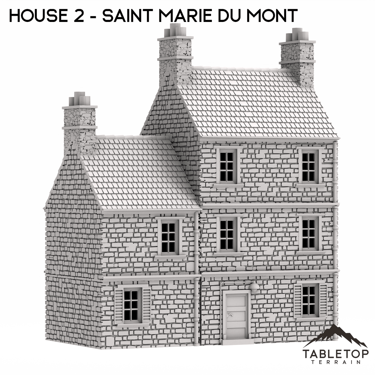 Tabletop Terrain Building House 2 - Saint Marie du Mont