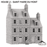 Tabletop Terrain Building House 2 - Saint Marie du Mont