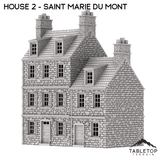 Tabletop Terrain Building House 2 - Saint Marie du Mont