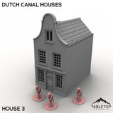 Tabletop Terrain Building House 3 / 32mm Dutch Canal Houses