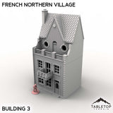 Tabletop Terrain Building House 3 / 32mm French Northern Village
