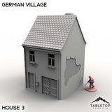 Tabletop Terrain Building House 3 / 32mm German Village