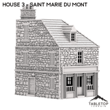 Tabletop Terrain Building House 3 - Saint Marie du Mont