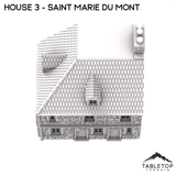 Tabletop Terrain Building House 3 - Saint Marie du Mont