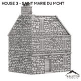 Tabletop Terrain Building House 3 - Saint Marie du Mont