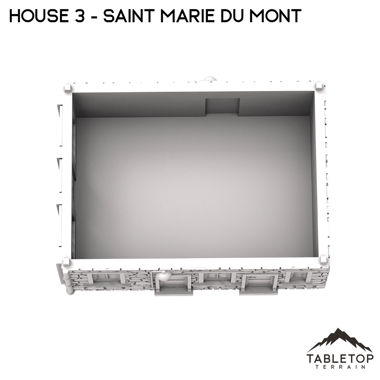 Tabletop Terrain Building House 3 - Saint Marie du Mont