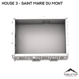 Tabletop Terrain Building House 3 - Saint Marie du Mont