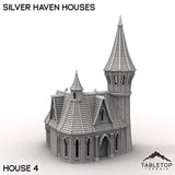Tabletop Terrain Building House 4 / 32mm Silver Haven Houses