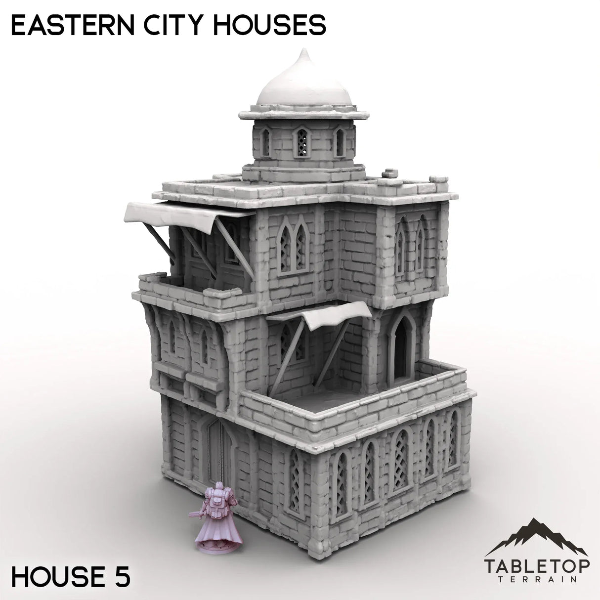 Tabletop Terrain Building House 5 / 32mm Eastern City Houses