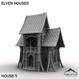 Tabletop Terrain Building House 5 / 32mm Elven Houses