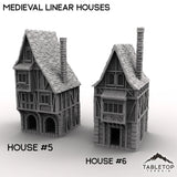 Tabletop Terrain Building House 5 / 32mm Medieval Linear Houses