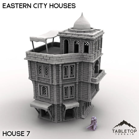 Tabletop Terrain Building House 7 / 32mm Eastern City Houses