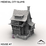 Tabletop Terrain Building House 7 / 32mm Medieval City Slums