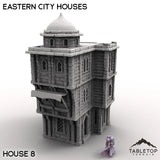 Tabletop Terrain Building House 8 / 32mm Eastern City Houses