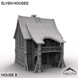 Tabletop Terrain Building House 8 / 32mm Elven Houses