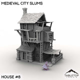 Tabletop Terrain Building House 8 / 32mm Medieval City Slums