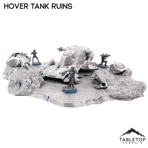 Tabletop Terrain Building Hover Tank Ruins