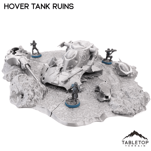 Tabletop Terrain Building Hover Tank Ruins