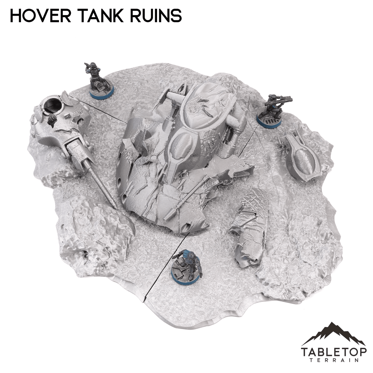 Tabletop Terrain Building Hover Tank Ruins