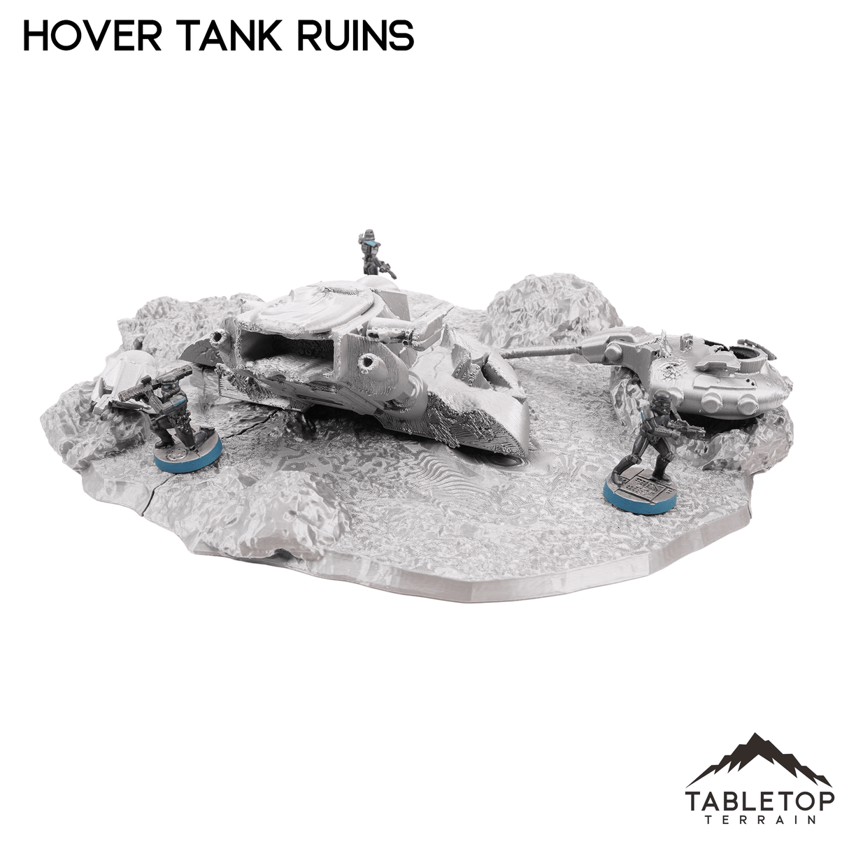 Tabletop Terrain Building Hover Tank Ruins