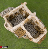 Tabletop Terrain Building Hunter's Lodge - Hagglethorn Hollow - Fantasy Building