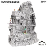 Tabletop Terrain Building Hunter's Lodge - Hagglethorn Hollow - Fantasy Building