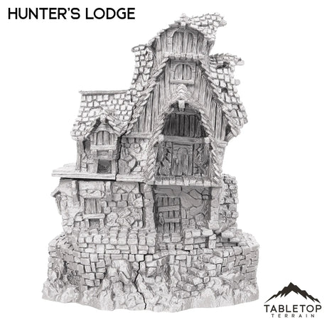 Tabletop Terrain Building Hunter's Lodge - Hagglethorn Hollow - Fantasy Building