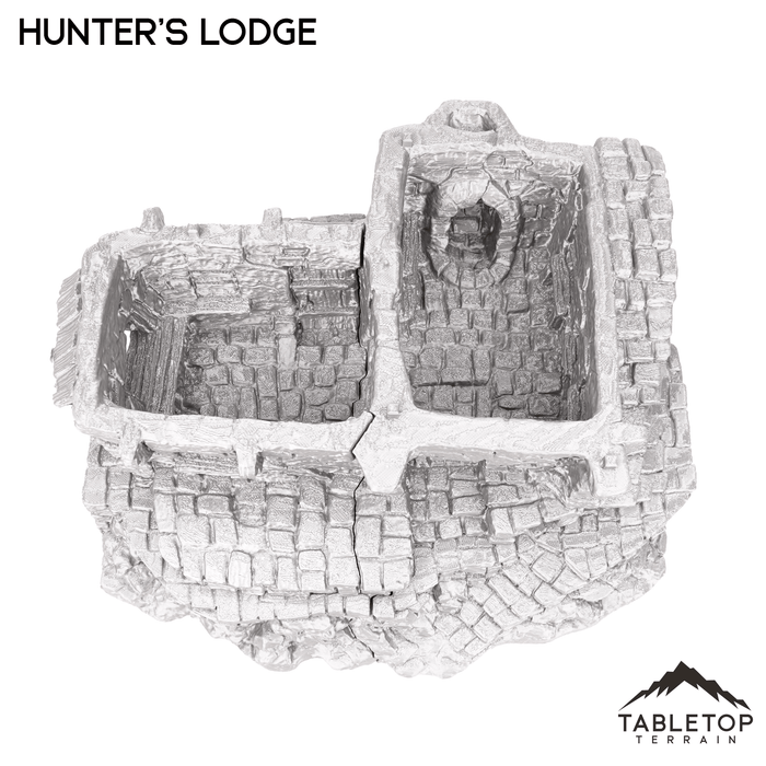 Tabletop Terrain Building Hunter's Lodge - Hagglethorn Hollow - Fantasy Building