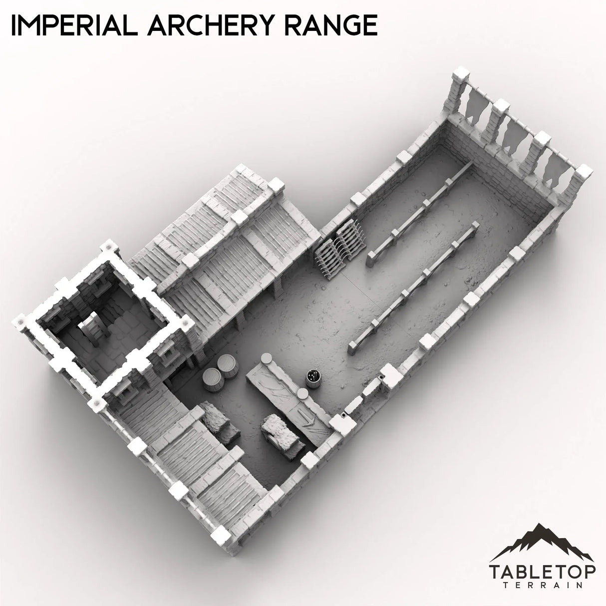 Tabletop Terrain Building Imperial Archery Range