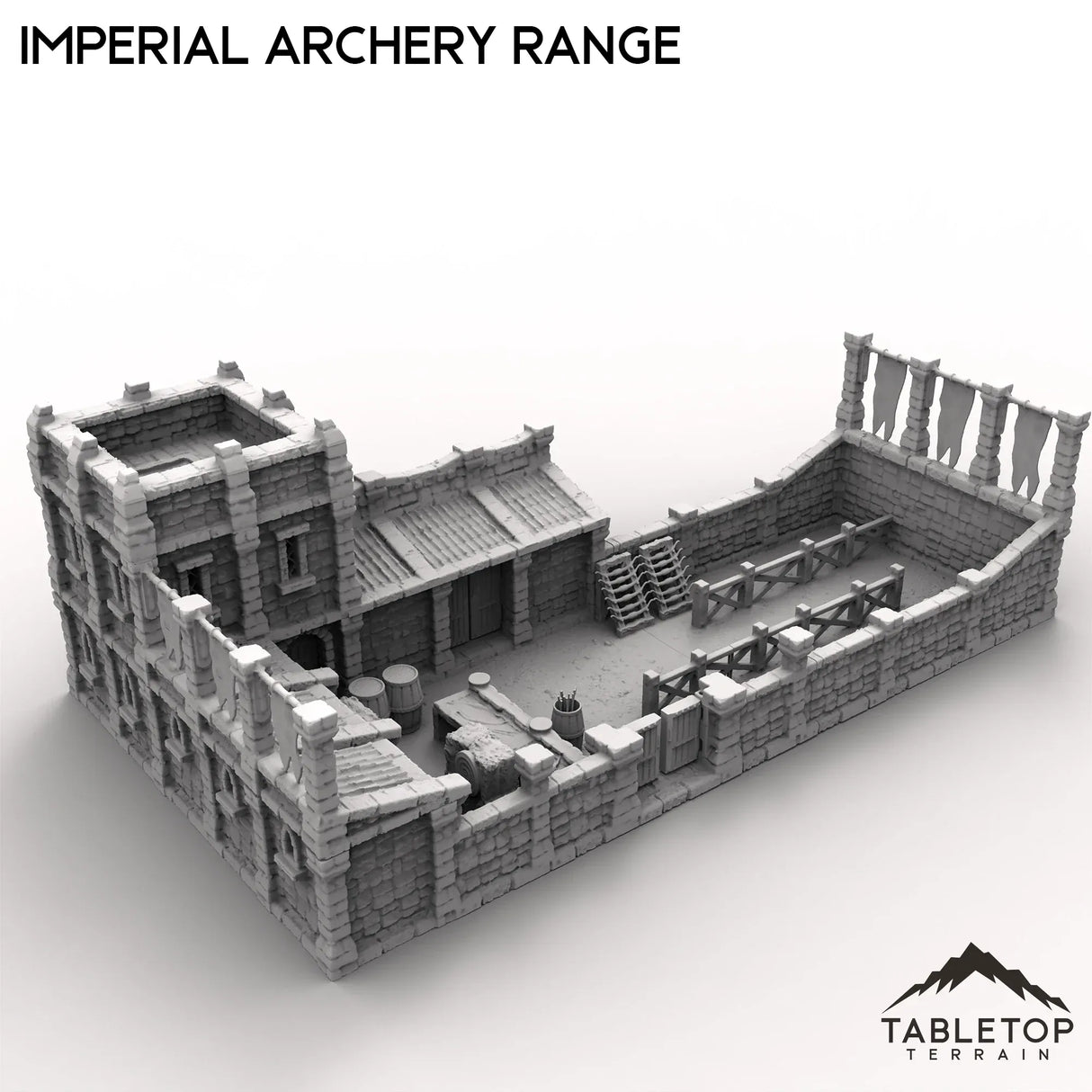 Tabletop Terrain Building Imperial Archery Range